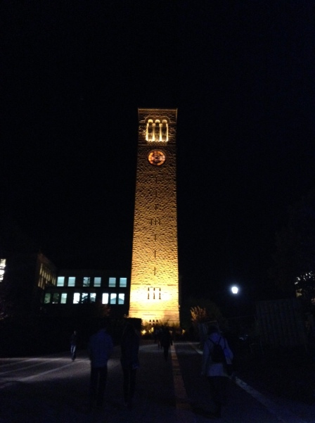 Quinn - clock tower at night