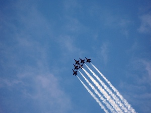 flying jets in formation